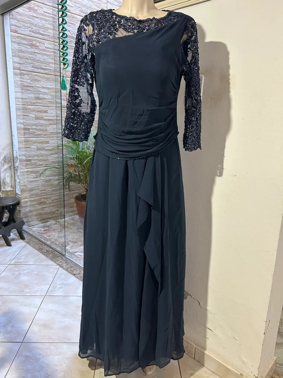 Vestido de festa azul marinho - Foto 2