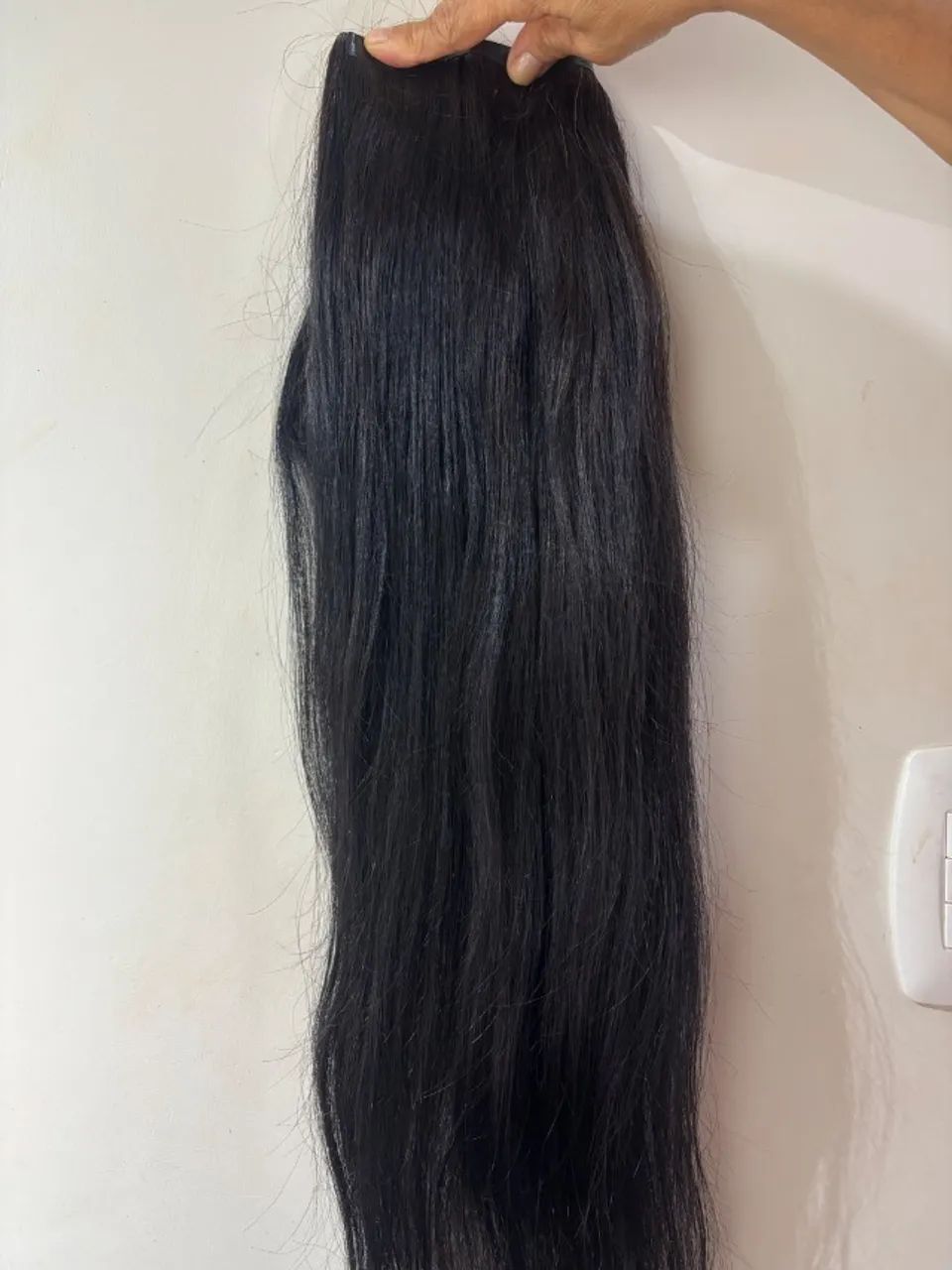 Vendo cabelo indiano 143g 70cm - Foto 2