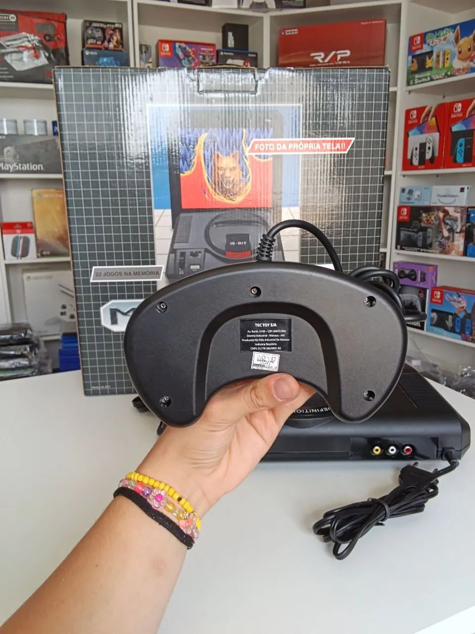 Vendo Console Mega Drive Tectoy 2017 Semi novo - Foto 5