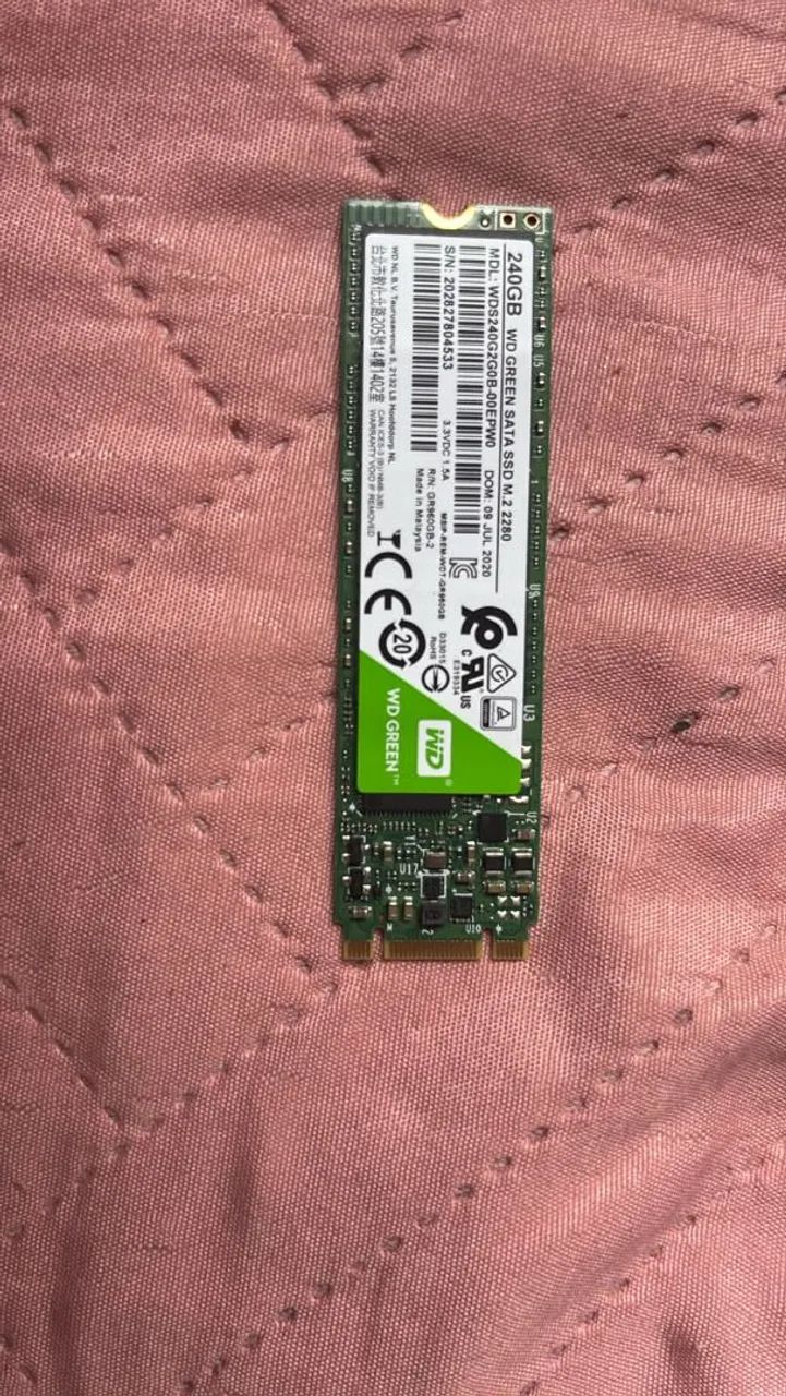 Vendo SSD NVME 240gb