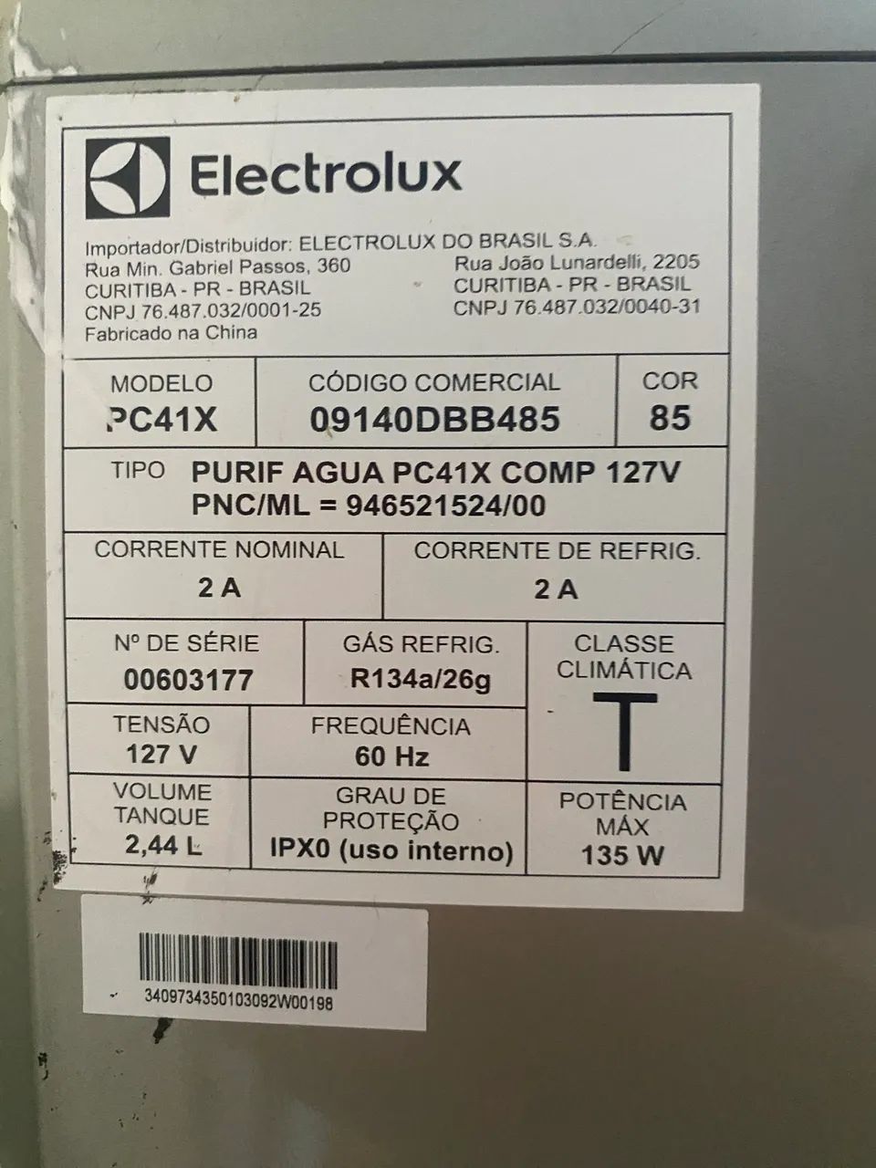 Purificador Electrolux com Compresso e Painel Mecânico - Foto 3