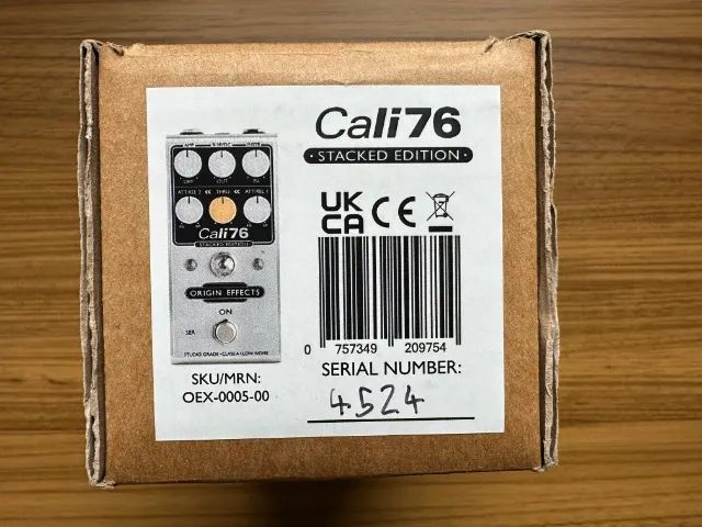 Pedal Compressor Cali76 Stacked Edition Origin Effects - Foto 2