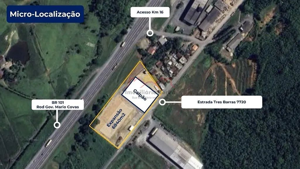 Galpão 2.296,46m² Tres Barras Garuva - Foto 2