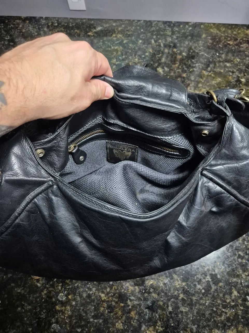 Bolsa de Couro Cavalera - Foto 3