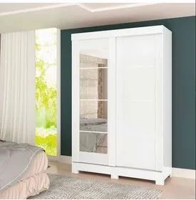 Guarda Roupa 2 Portas 2 Gavetas com Espelho - Oferta!!