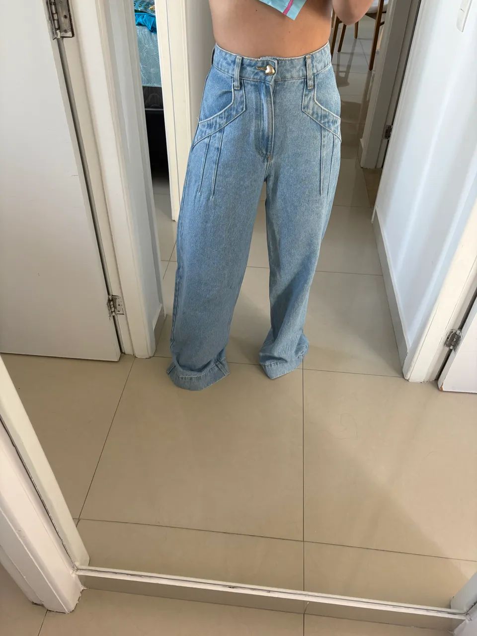 Calça jeans feminina  - Foto 2