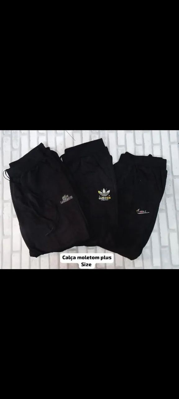 calças moleton plus sizes do g1 ao g6