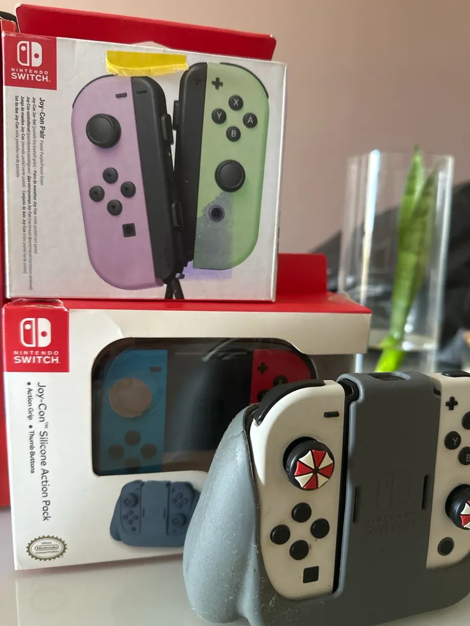 Nintendo Switch OLED Branco + 4 Joy-Cons + Case UGREEN + Acessórios + Caixas - Foto 2