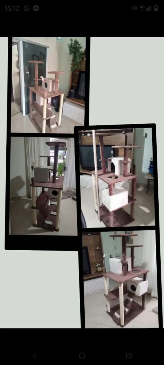 Casa Cama Arranhador para Gatos - Foto 2