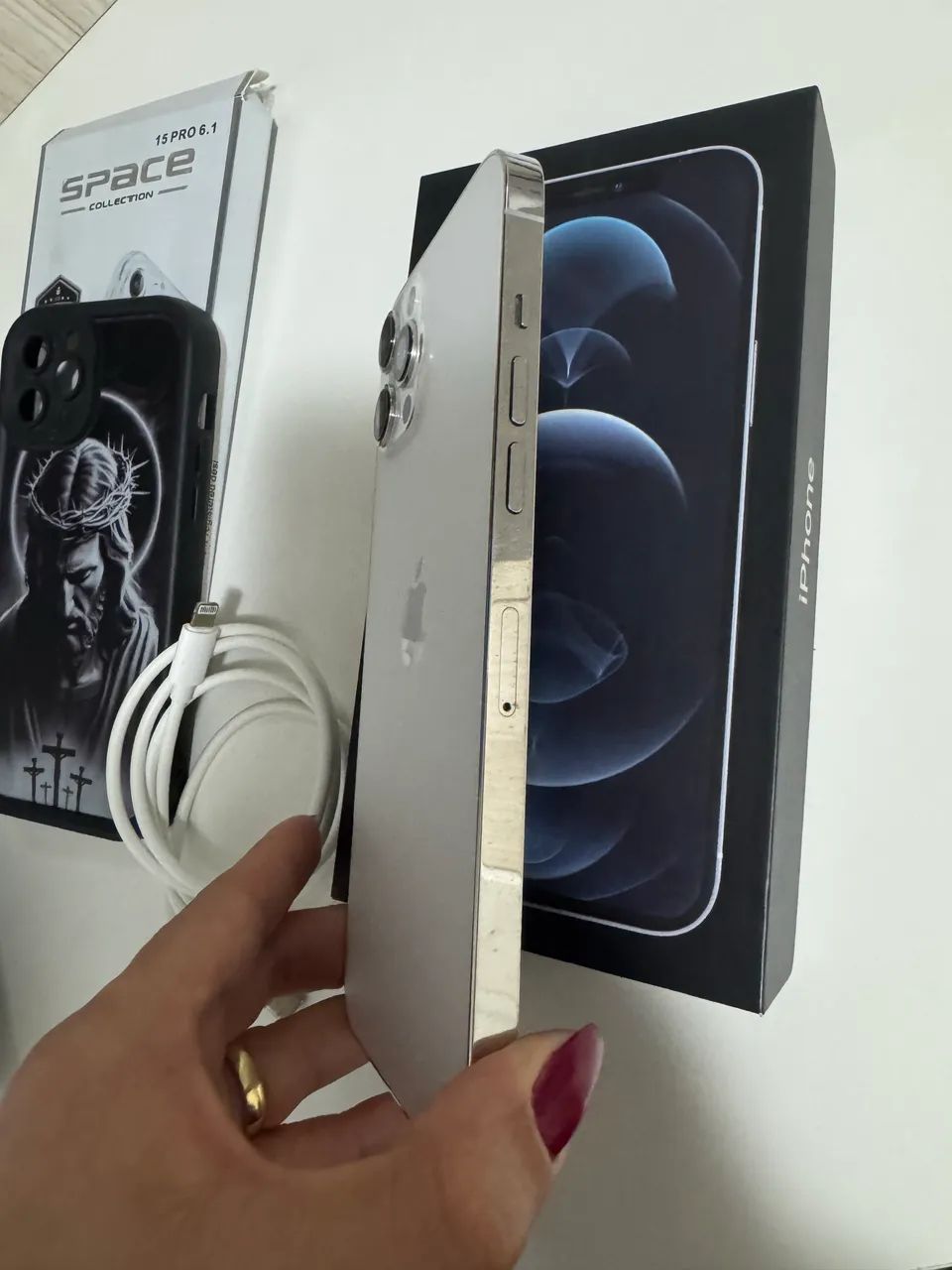 iPhone 12 Pro Max 128GB Branco Original + Caixa - Foto 3