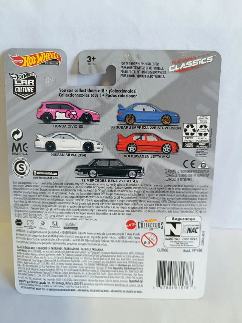 Hot Wheels Honda Civic EG Hello Kitty - Foto 5
