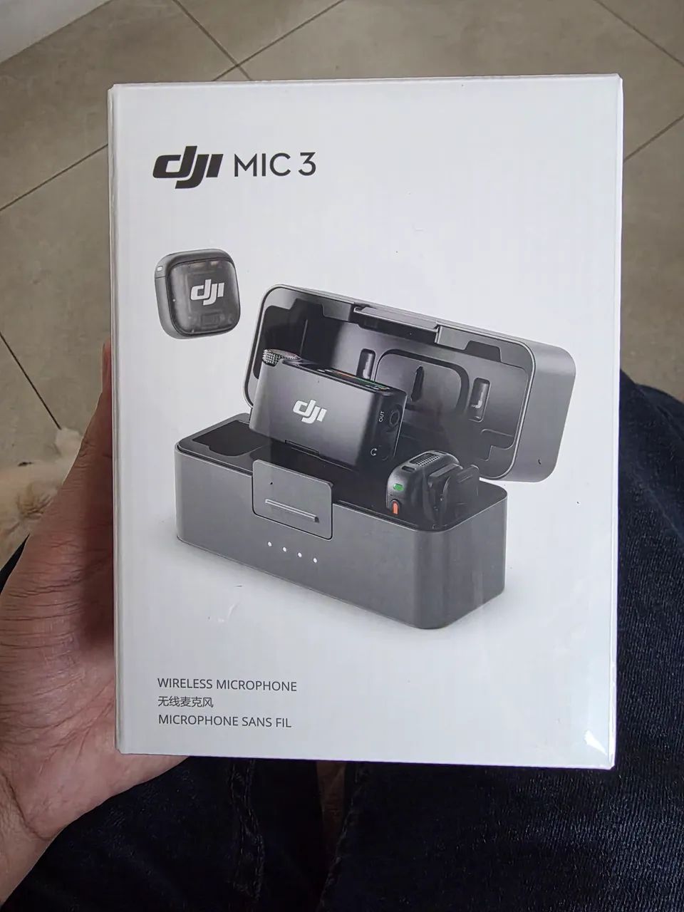 Microfone Dji Mic 3 kit Combo o mais completo Novo lacrado