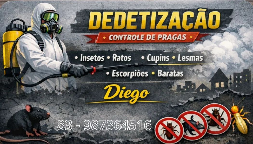 DEDETIZAÇÃO PROFISSIONAL 