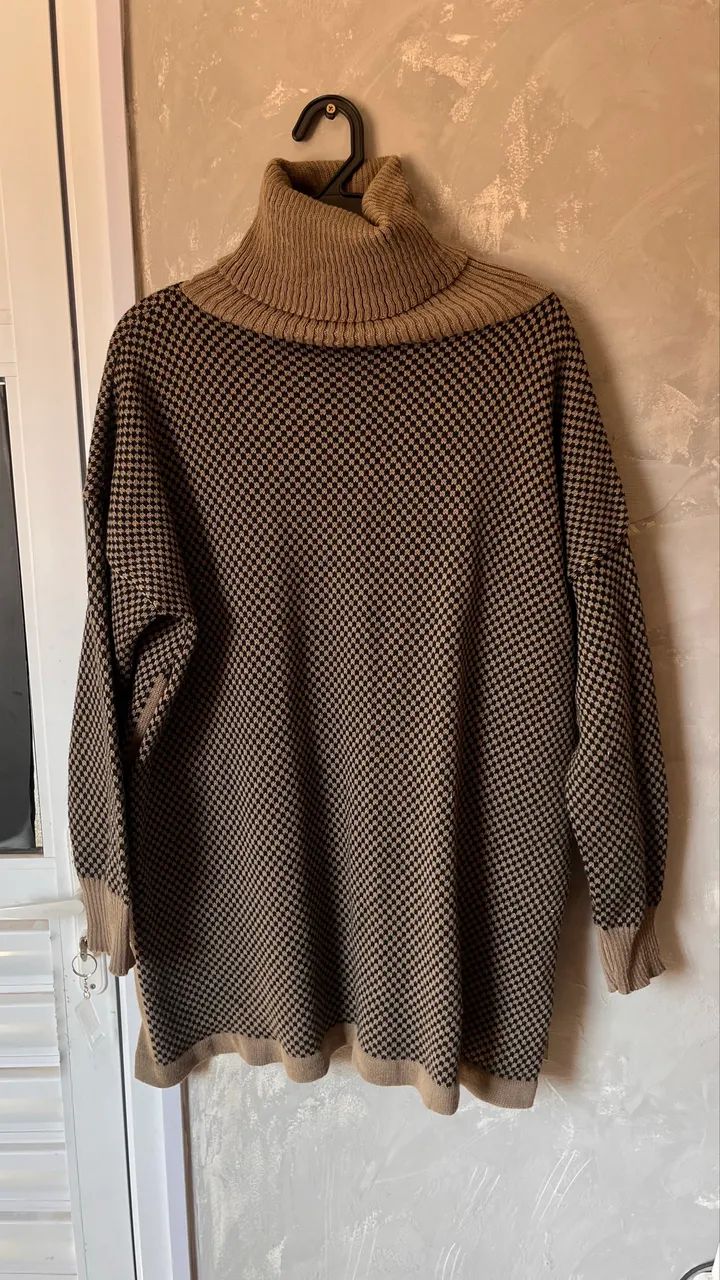 cacherrel de lã feminino marrom