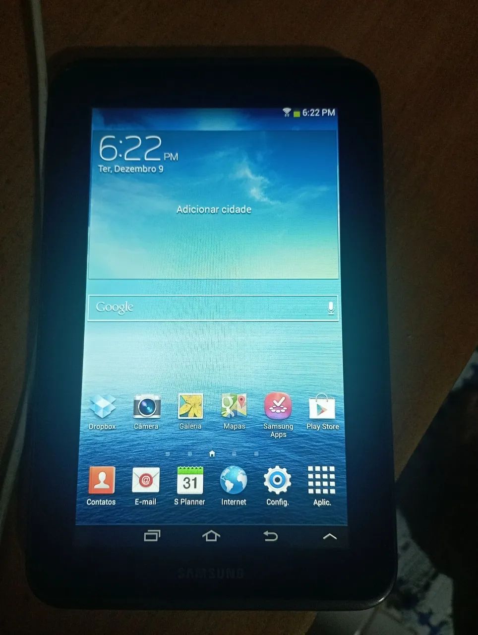 Tablet Samsung Tab 7 2.0 8Gb com Slot expansível + Tablet ZH960