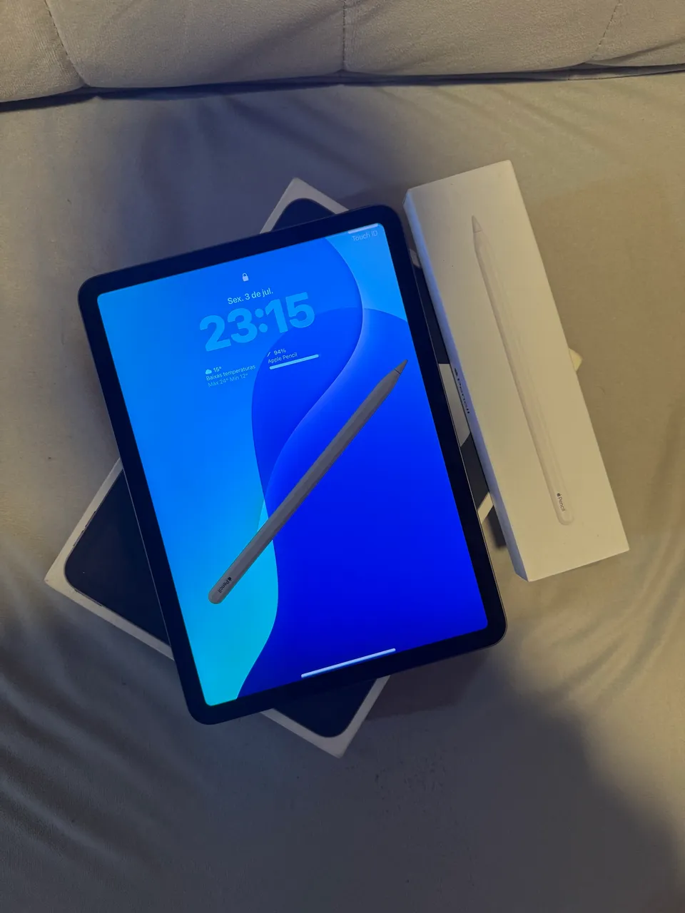 iPad Air 5 64gb + Apple Pencil 2 novíssimos - Tablets e E-Readers