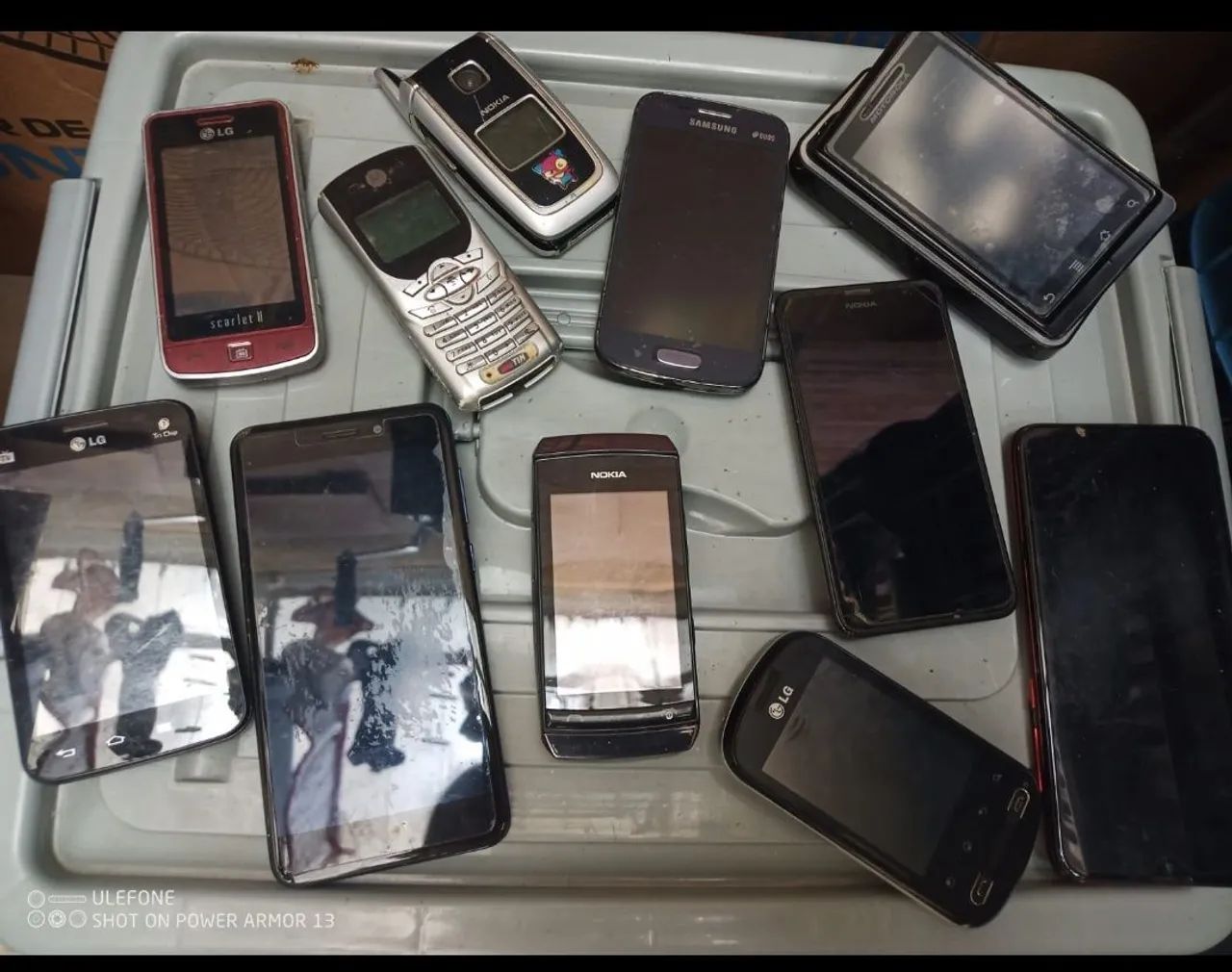 10 celulares para retirar peças 