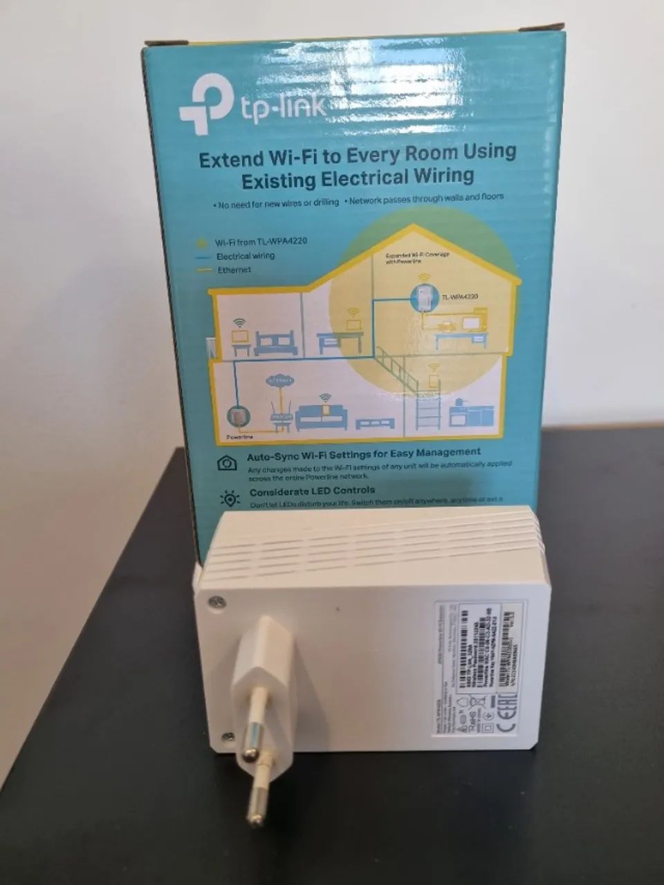 Extensor de Alcance WiFi Powerline AV 600Mbps TP-Link TL-WPA4220 - Foto 2