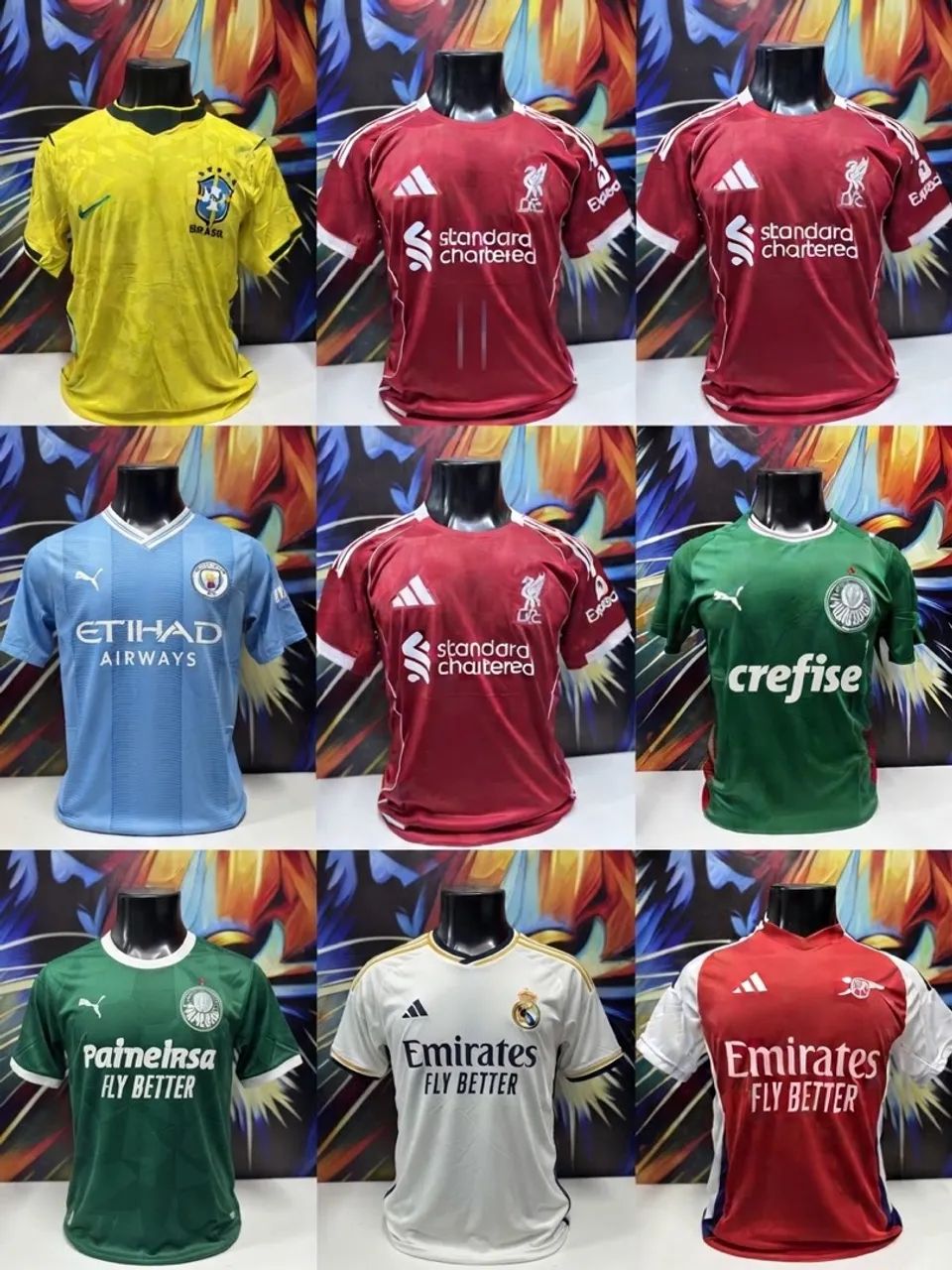 10 camisas tailandesas 1.1