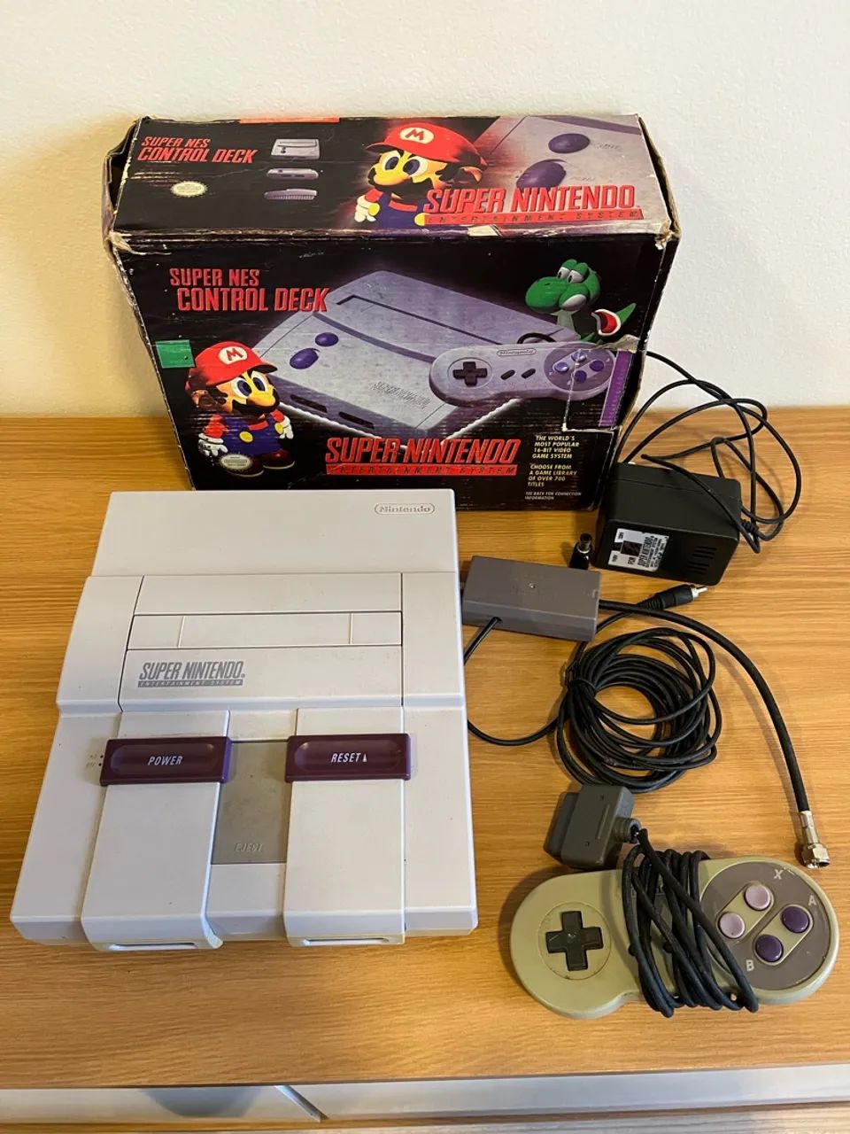Super Nintendo - Com avarias