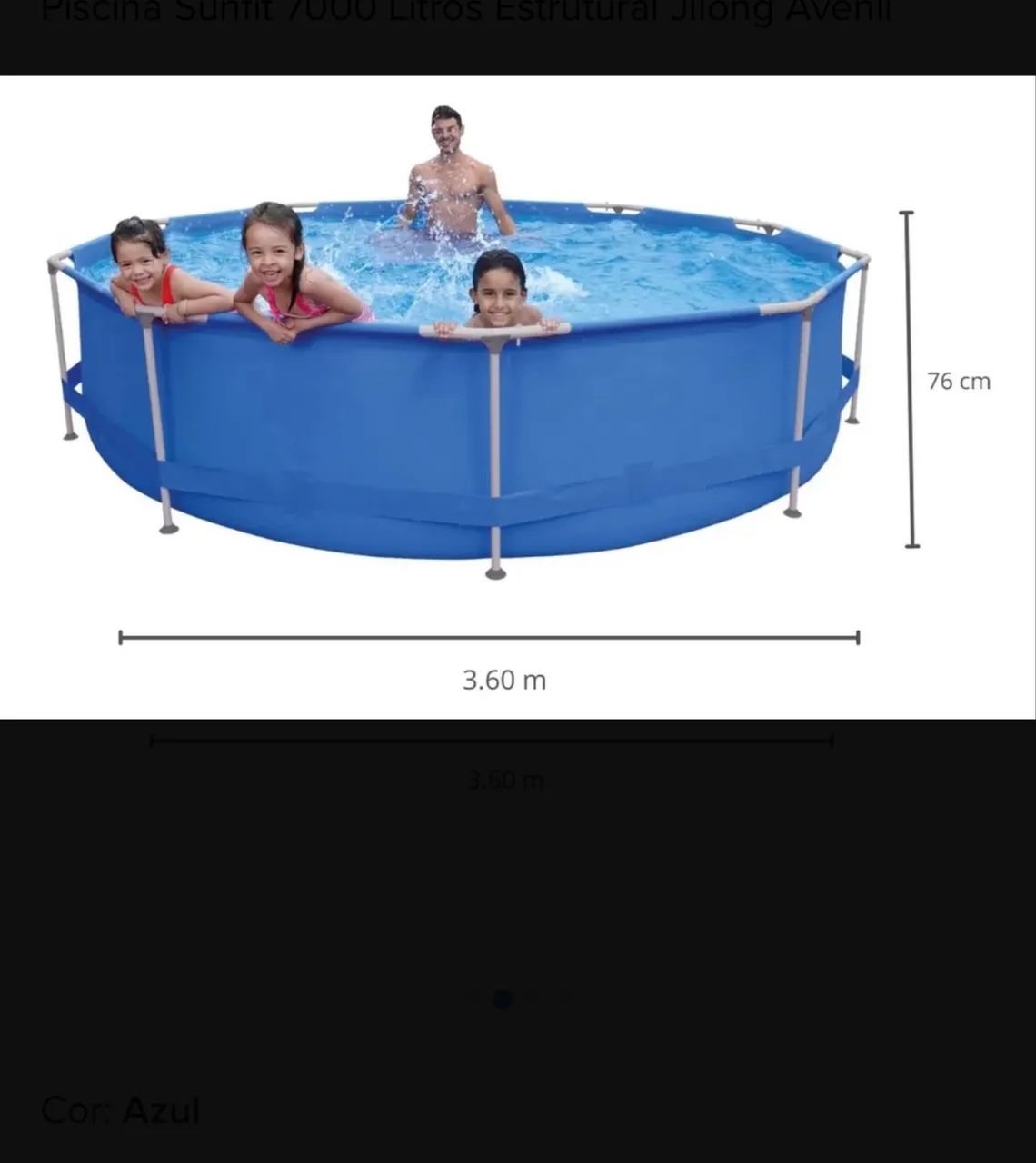 Vendo Piscina 7000L - Foto 2