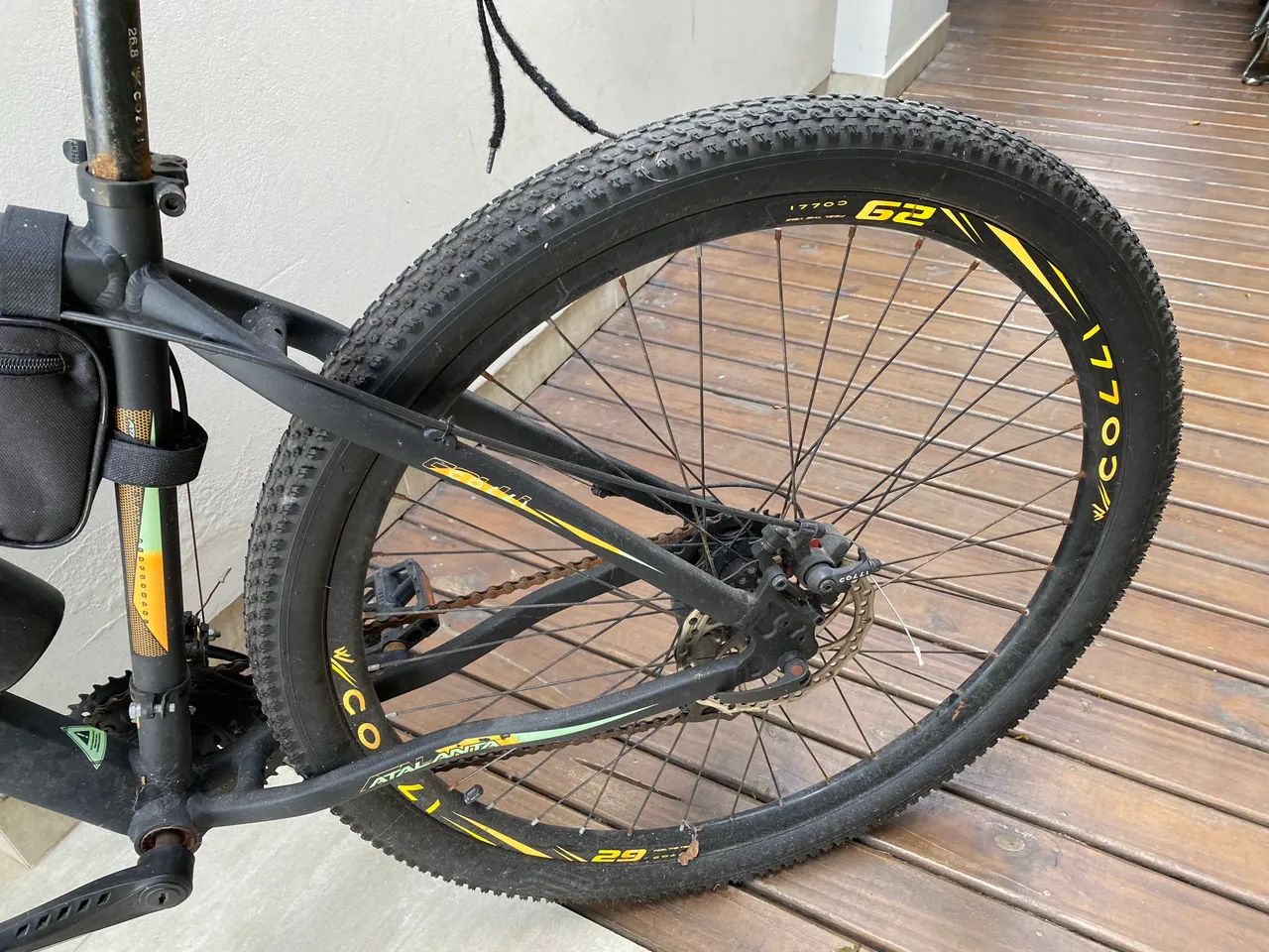 Bicicleta Collina Atalanta Aro 29 | Freio a Disco | Muito Conservada - Foto 4