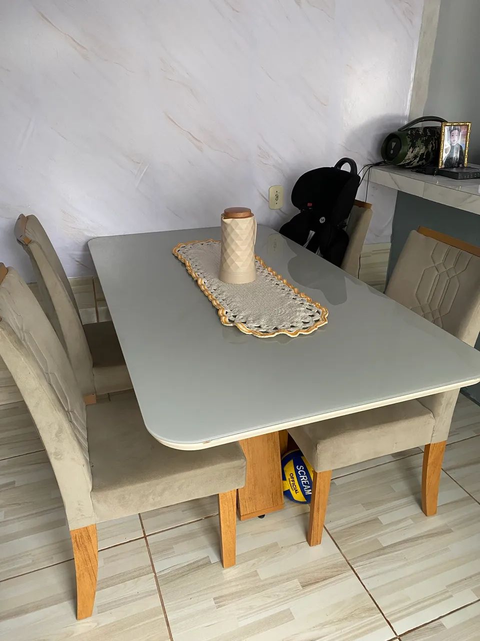 Mesa com 4 cadeiras - Foto 4