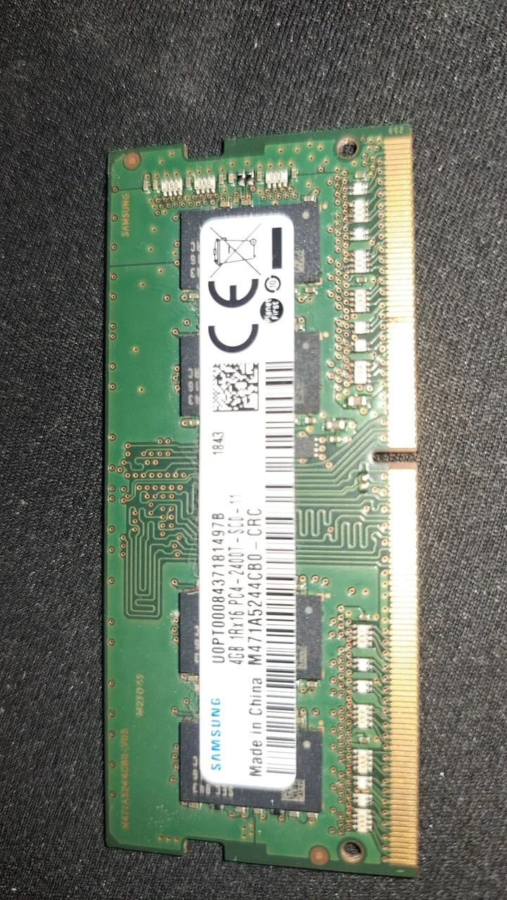 Memória Ram De Notebook 