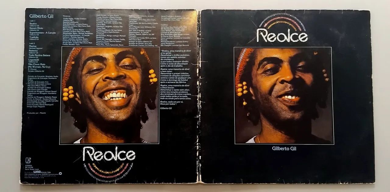 Gilberto Gil - Realce, disco de vinil  - Foto 4
