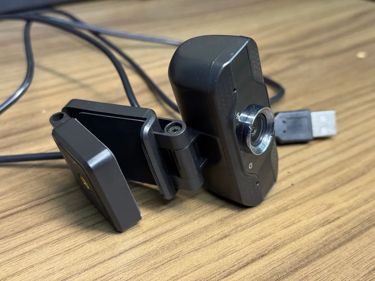 Câmera Webcam USB 1080p, Webcam para Microfone, Foco Ajustável, Zoom Privacidade