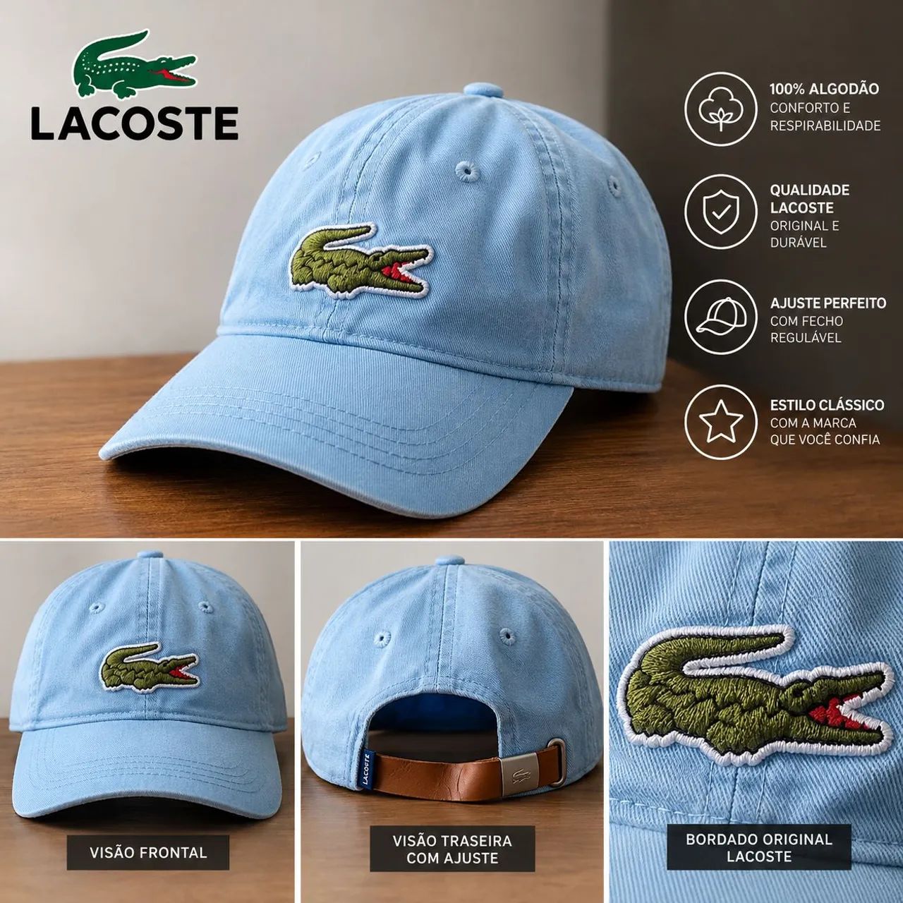 Boné da Lacoste 