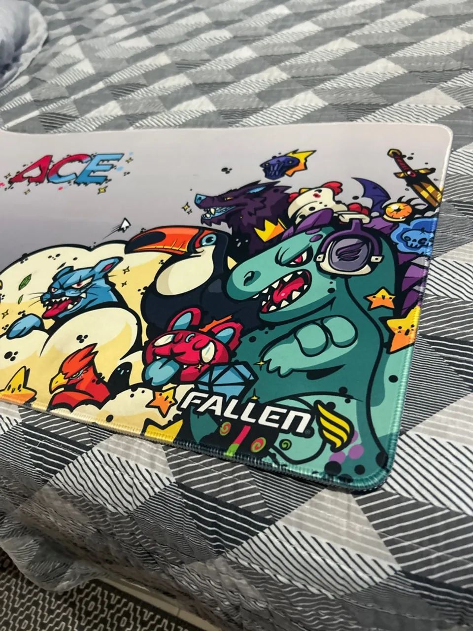 mousepad gamer fallen ace 90x40 - Foto 3