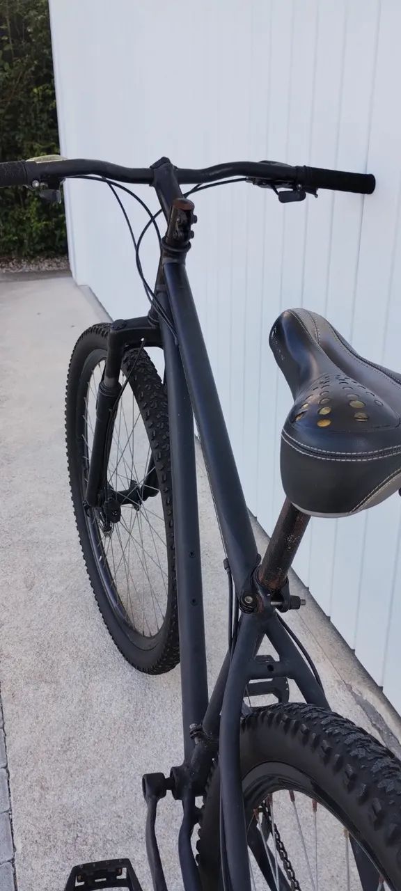Bicicleta Caloi Aro 29 Freios a Disco e 27 Marchas + Suporte de Parede Novo - Foto 3