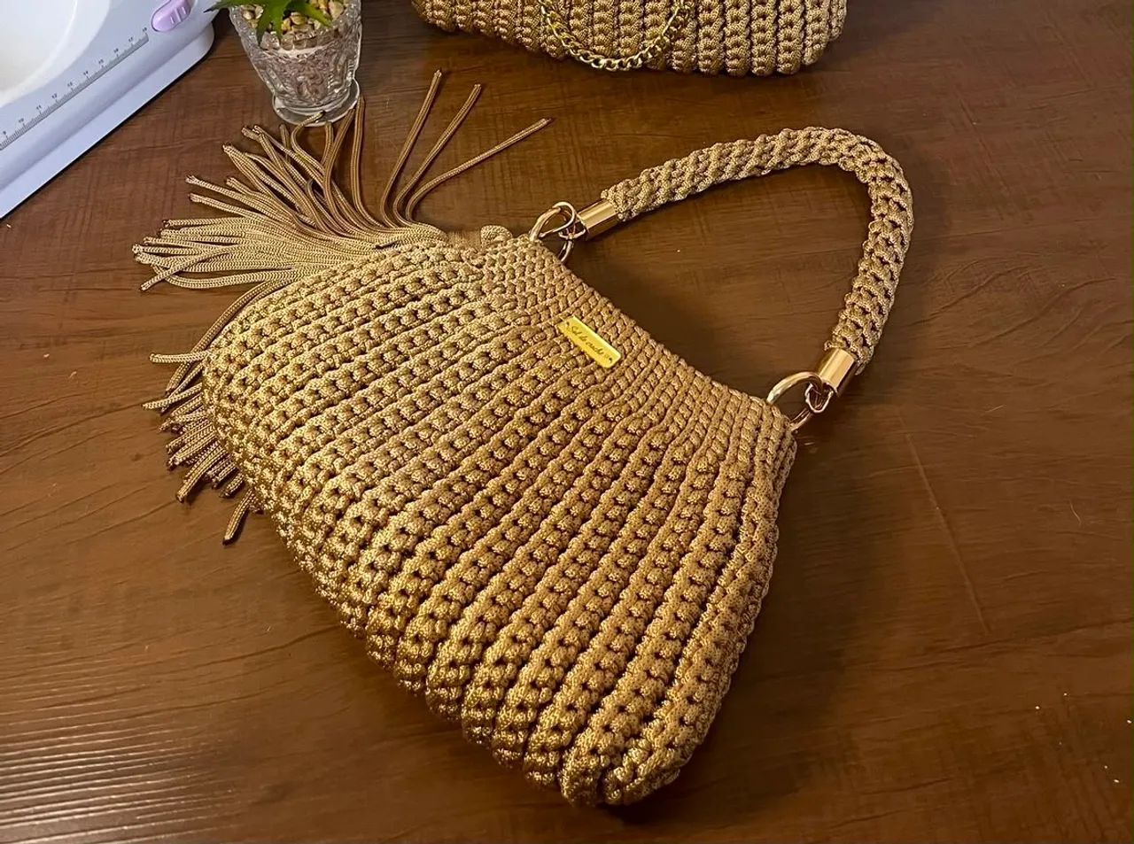 Bolsa de Crochê, Sol.  - Foto 2