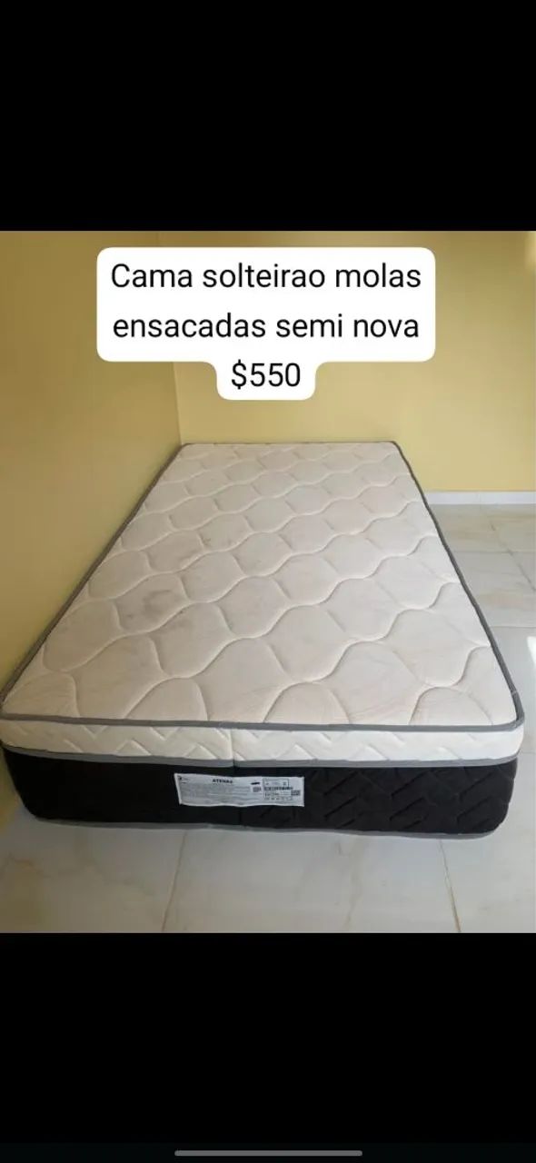 Cama solteirao semi nova