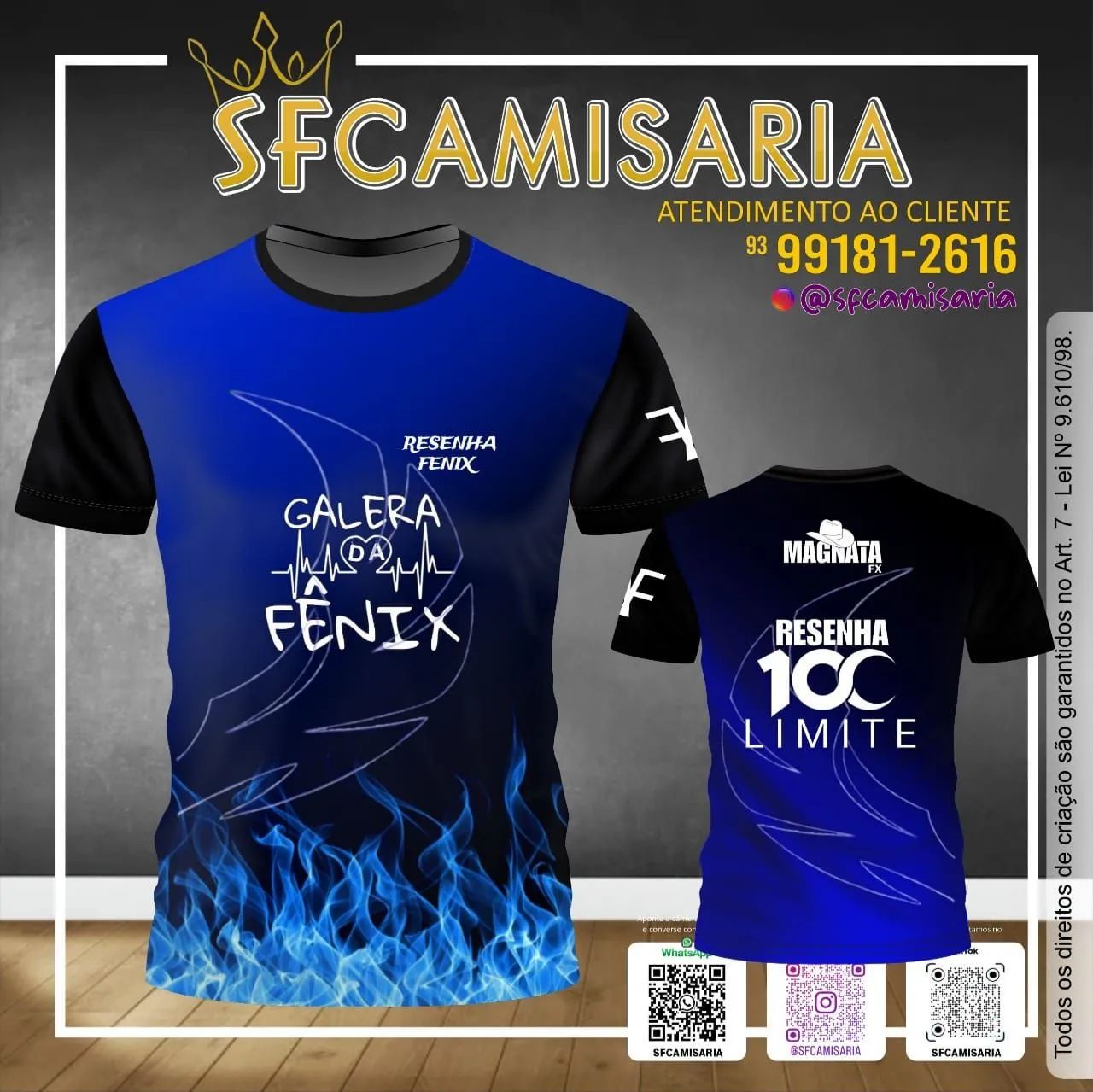 CAMISA OFICIAL DA FX COM SEU NOME - Foto 2