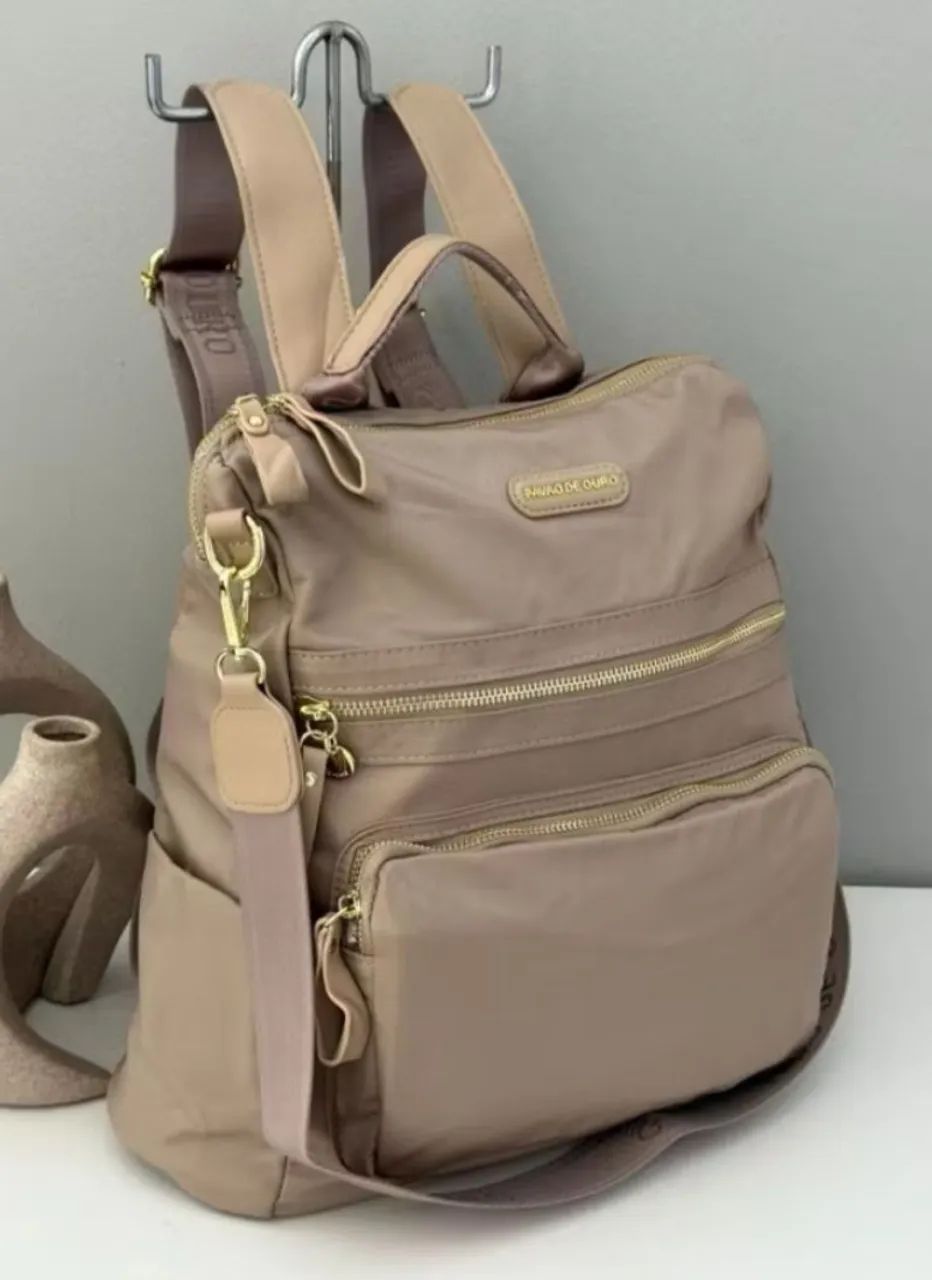 Mochila pavão de ouro 