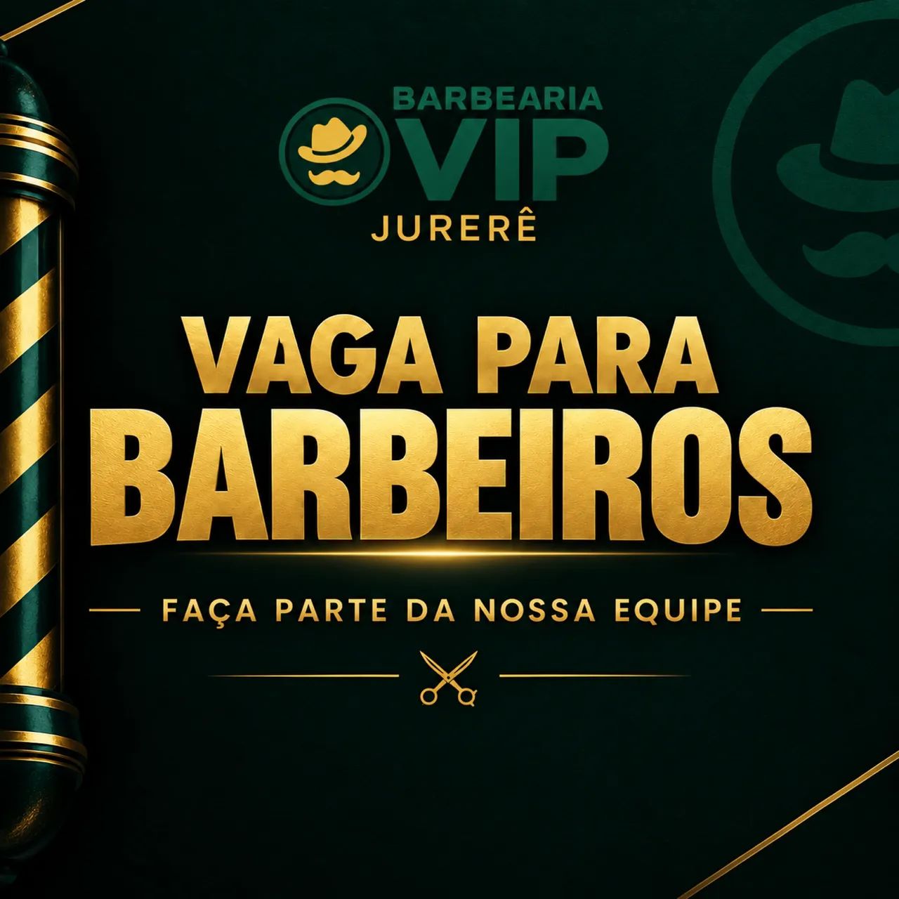 VAGA PARA BARBEIRO COM EXPERIÊNCIA 