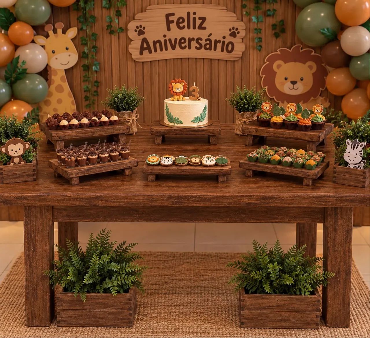 Porta doces de festa rústico - Foto 3