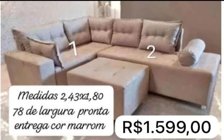 Promoção sofá aurora  de vários preços e de diferentes tamanhos 