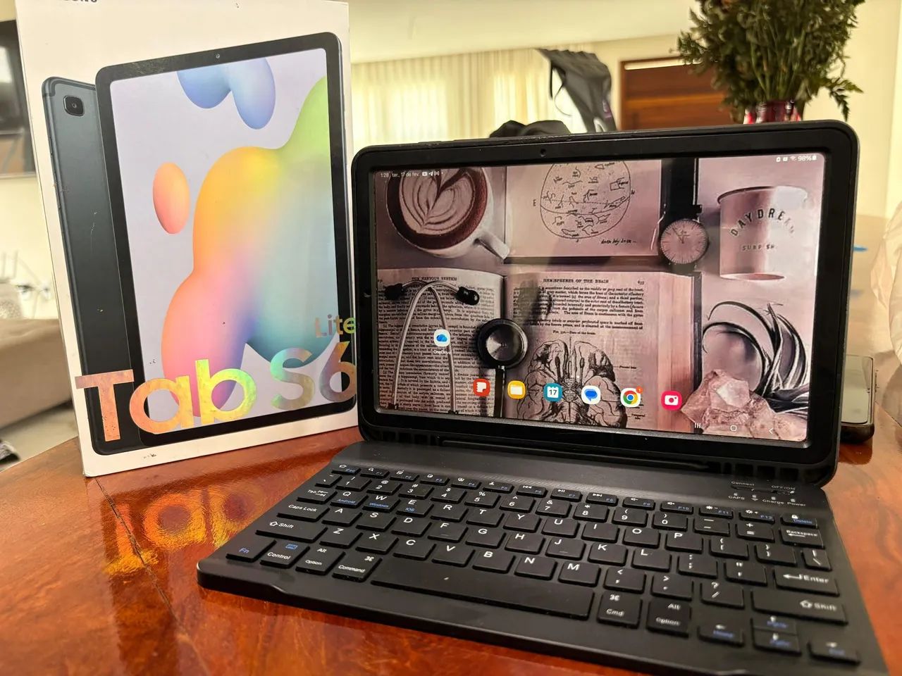 TAB S6 LITE, SEM NENHUM RISCO + S PEN ORIGINAL 