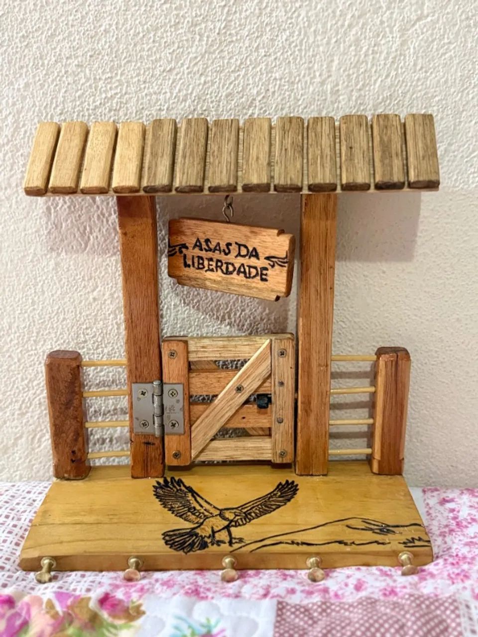 Porta chaves rustico 