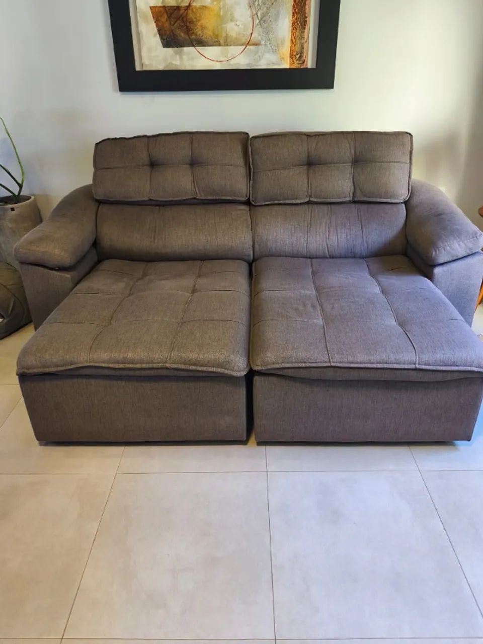 Sofá Retrátil e reclinável 