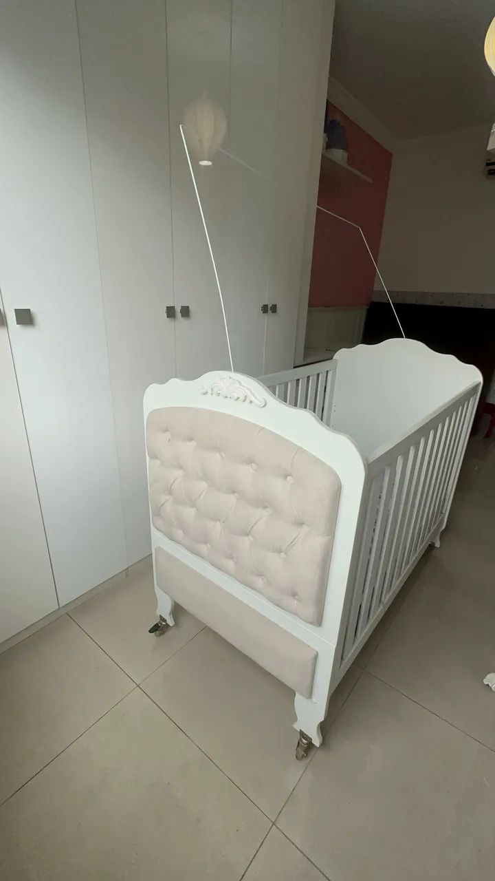 Berço capitonê estilo realeza  - Foto 2