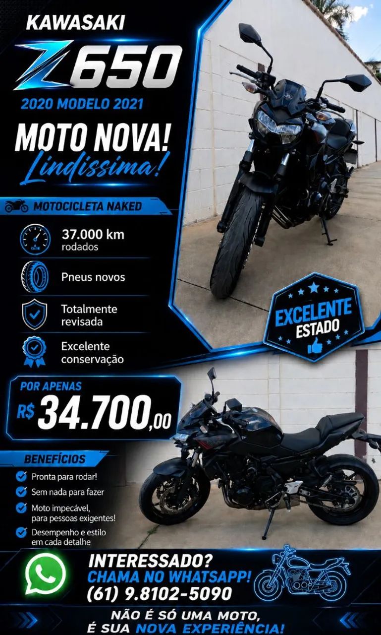 Kawasaki Z650 - Foto 2