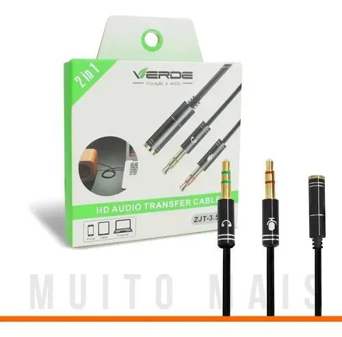 Adaptador P2 Macho para 2 P2 Fêmea