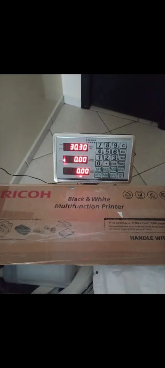 Balança Digital De Plataforma Computadora 150kg Bivolt - Foto 5