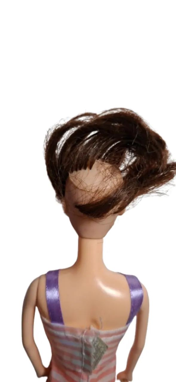 Boneca Magrela Tipo Barbie Simples 29cm Usada - Foto 4