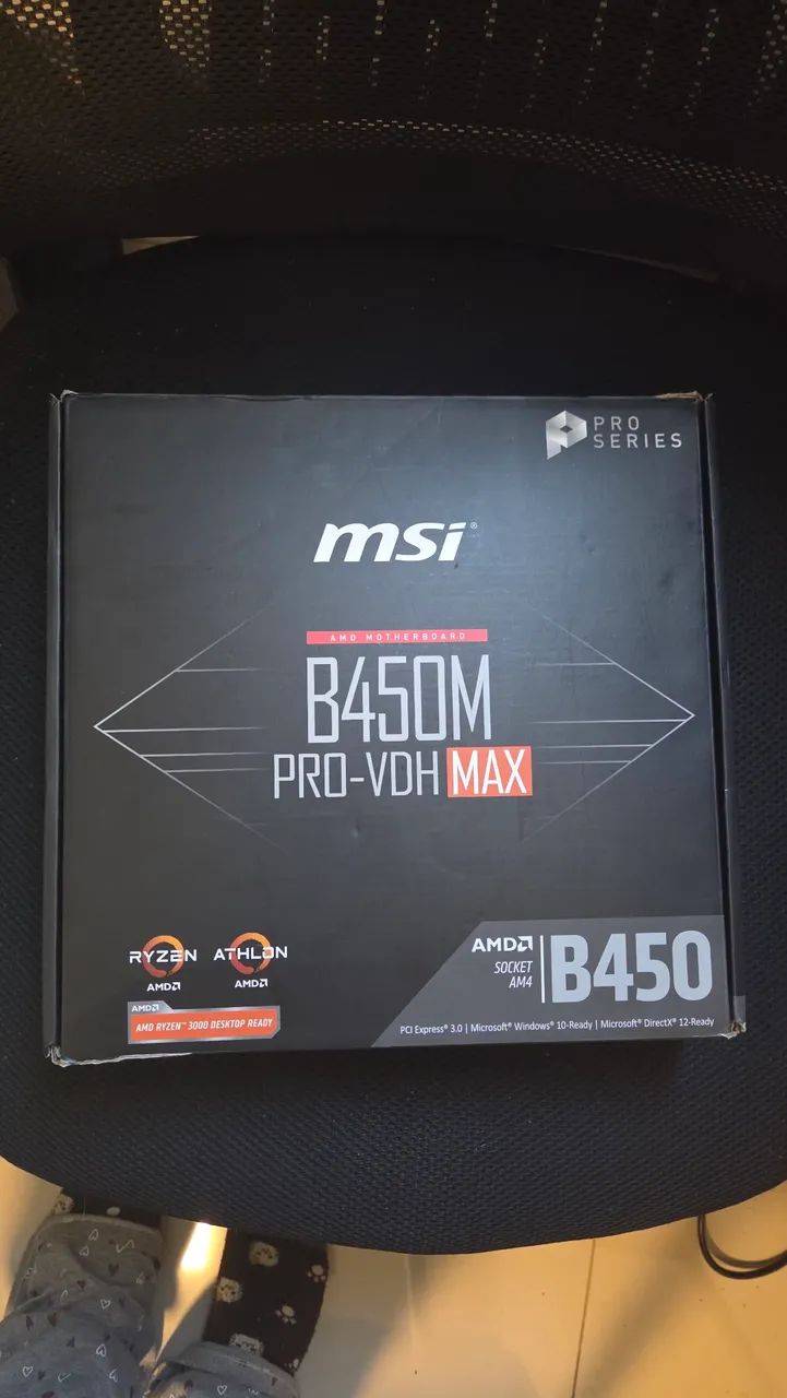 Placa Mãe MSI b450m pro vdh-max