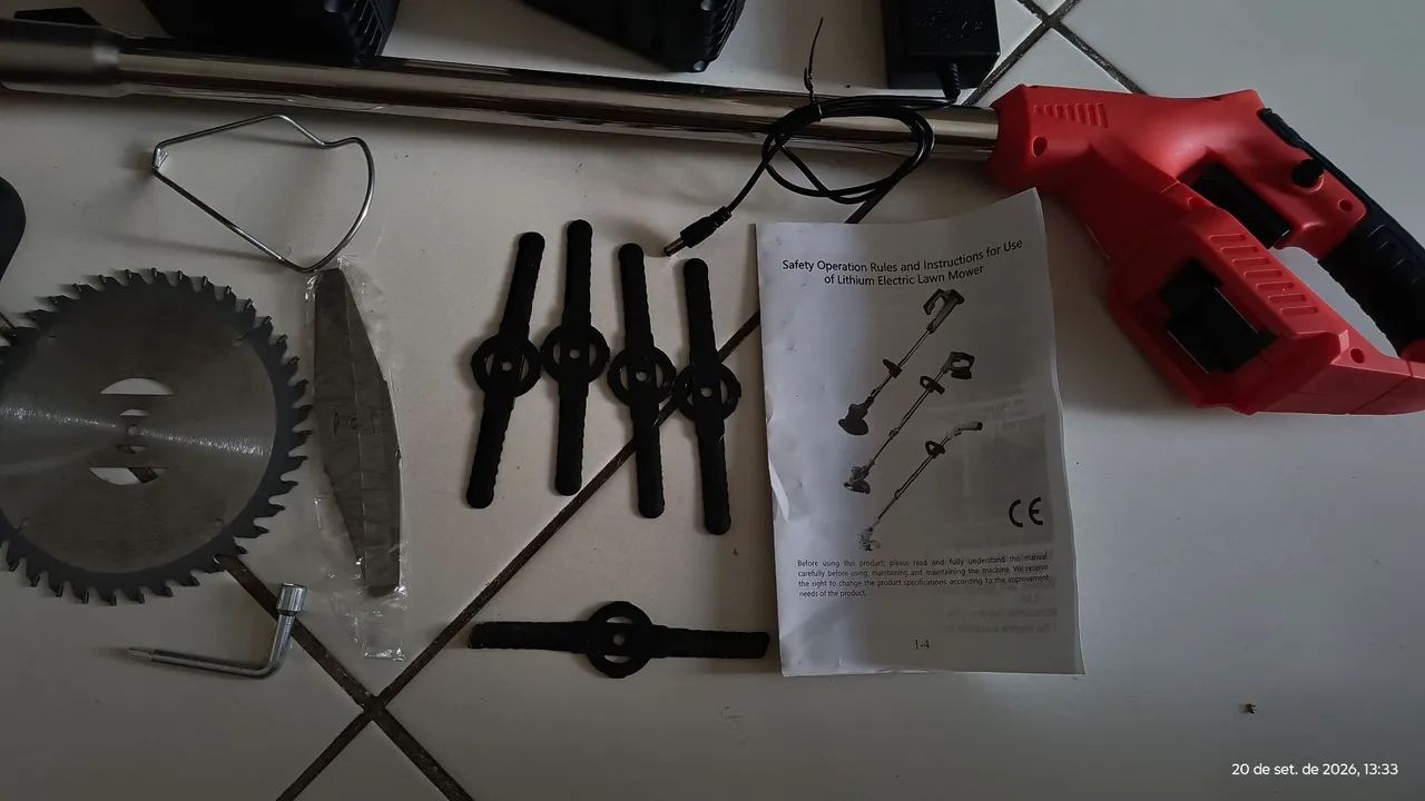 Roçadeira a bateria  - Foto 4